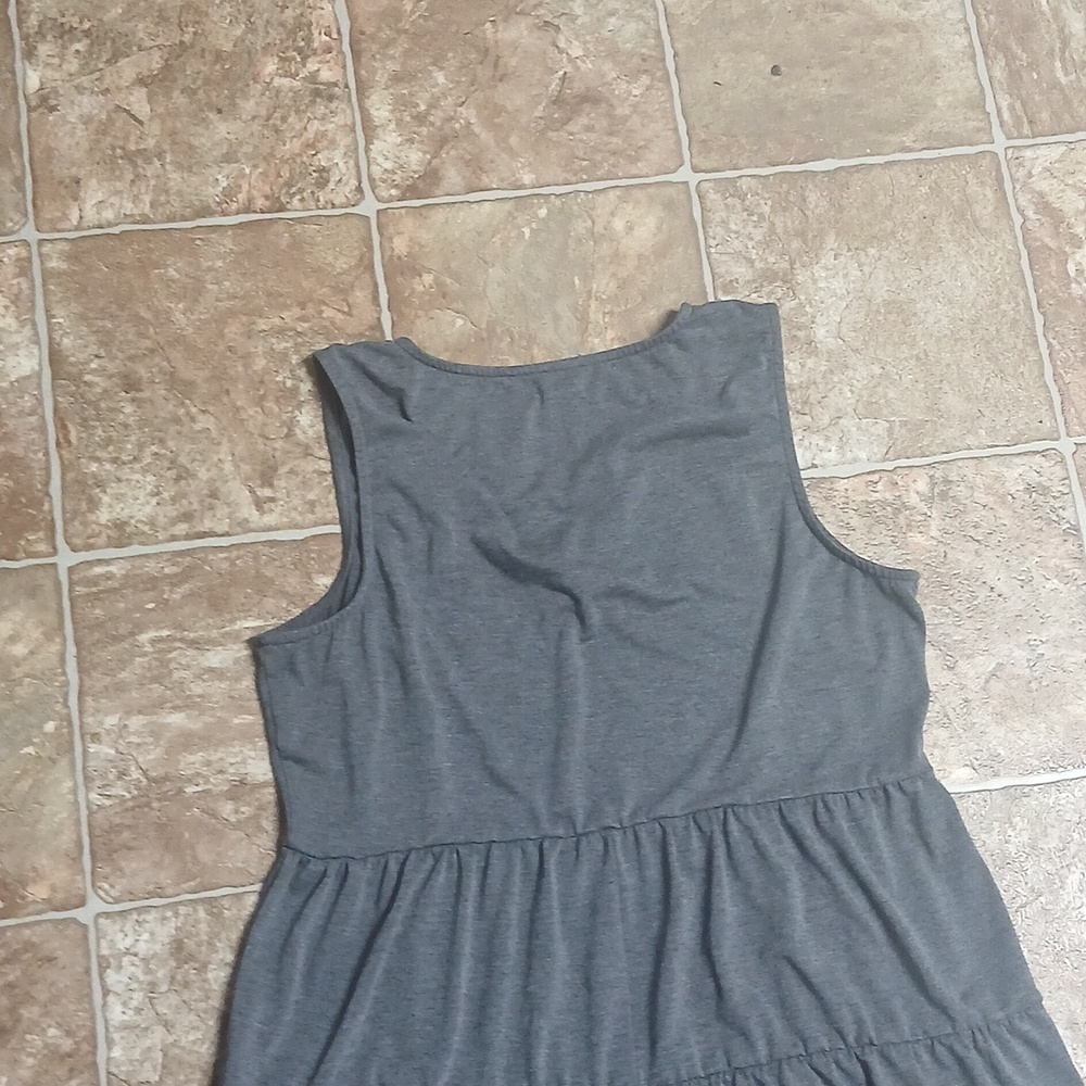 GUC Maurices Charcoal Sleeveless Dress size Large - Picture 5 of 5
